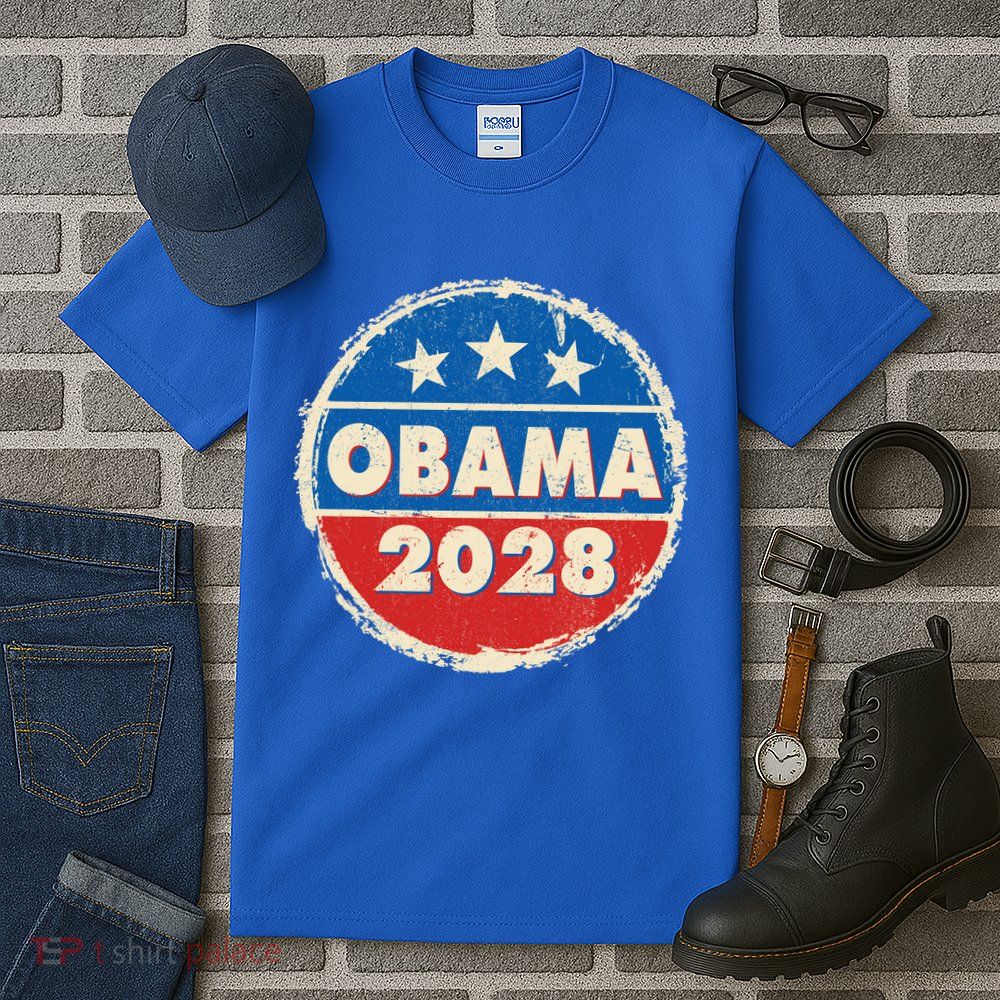 Vintage Obama 2028 Logo Tall T-Shirt