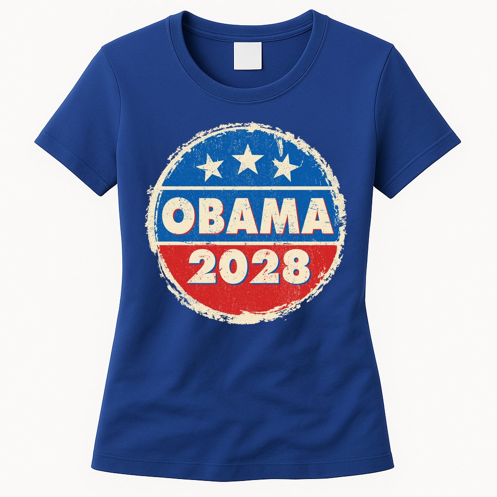 Vintage Obama 2028 Logo Womens T-Shirt