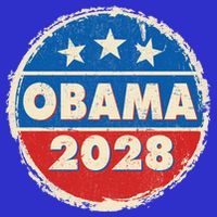 Vintage Obama 2028 Logo Womens T-Shirt