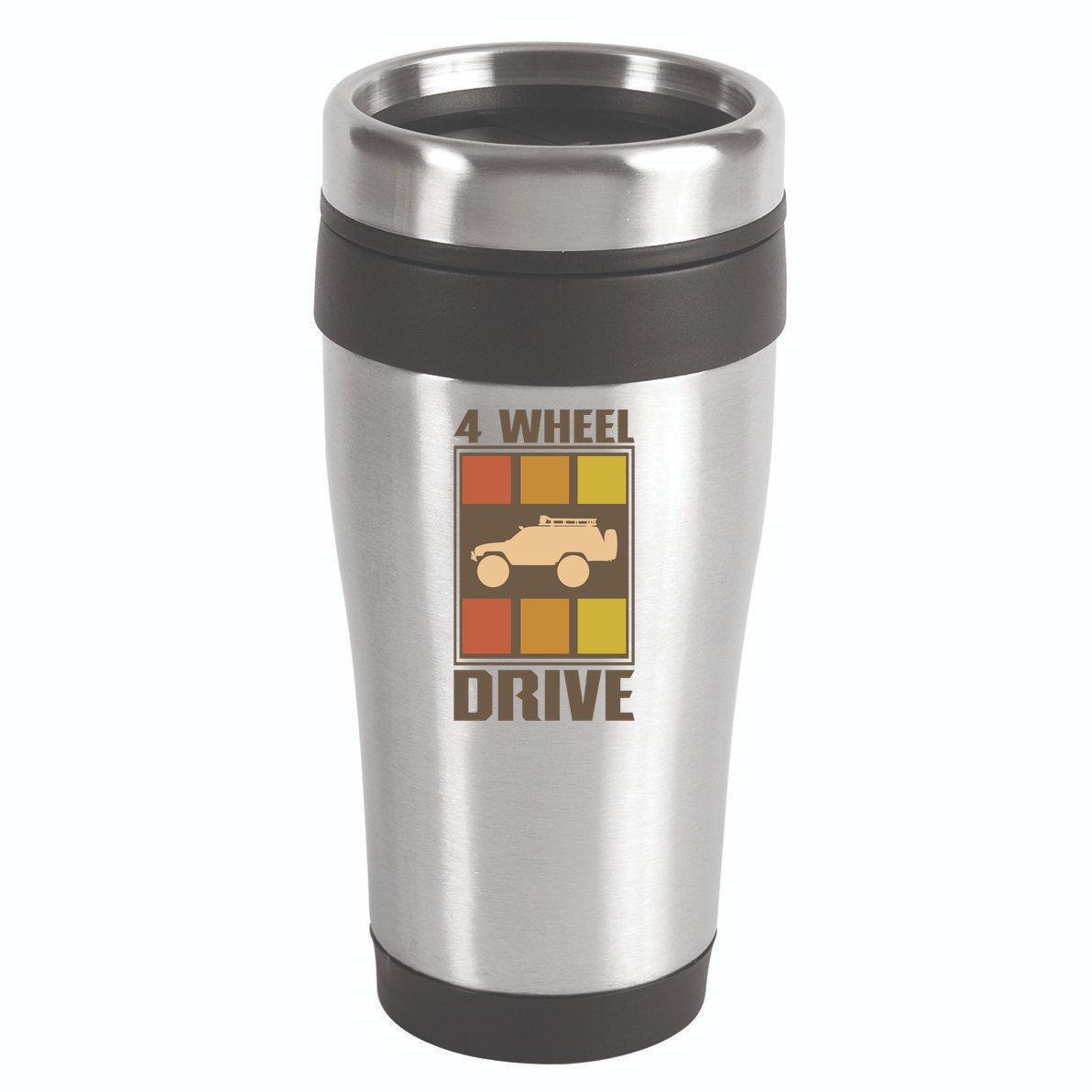 Vintage Offroad 4x4 Crawling Rock Crawler 4 Wheel Drive Gift 16oz Travel Tumbler