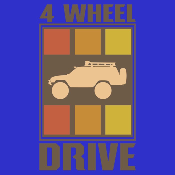 Vintage Offroad 4x4 Crawling Rock Crawler 4 Wheel Drive Gift T-Shirt