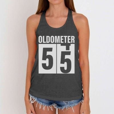 Vintage Odometer 55 Women's Knotted Racerback Tank