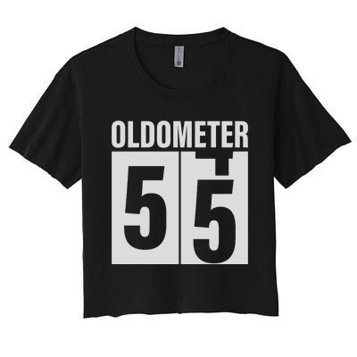 Vintage Odometer 55 Women's Crop Top Tee