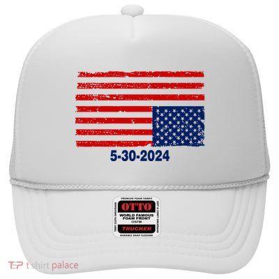 Vote Outlaw 5302024 High Crown Mesh Back Trucker Hat