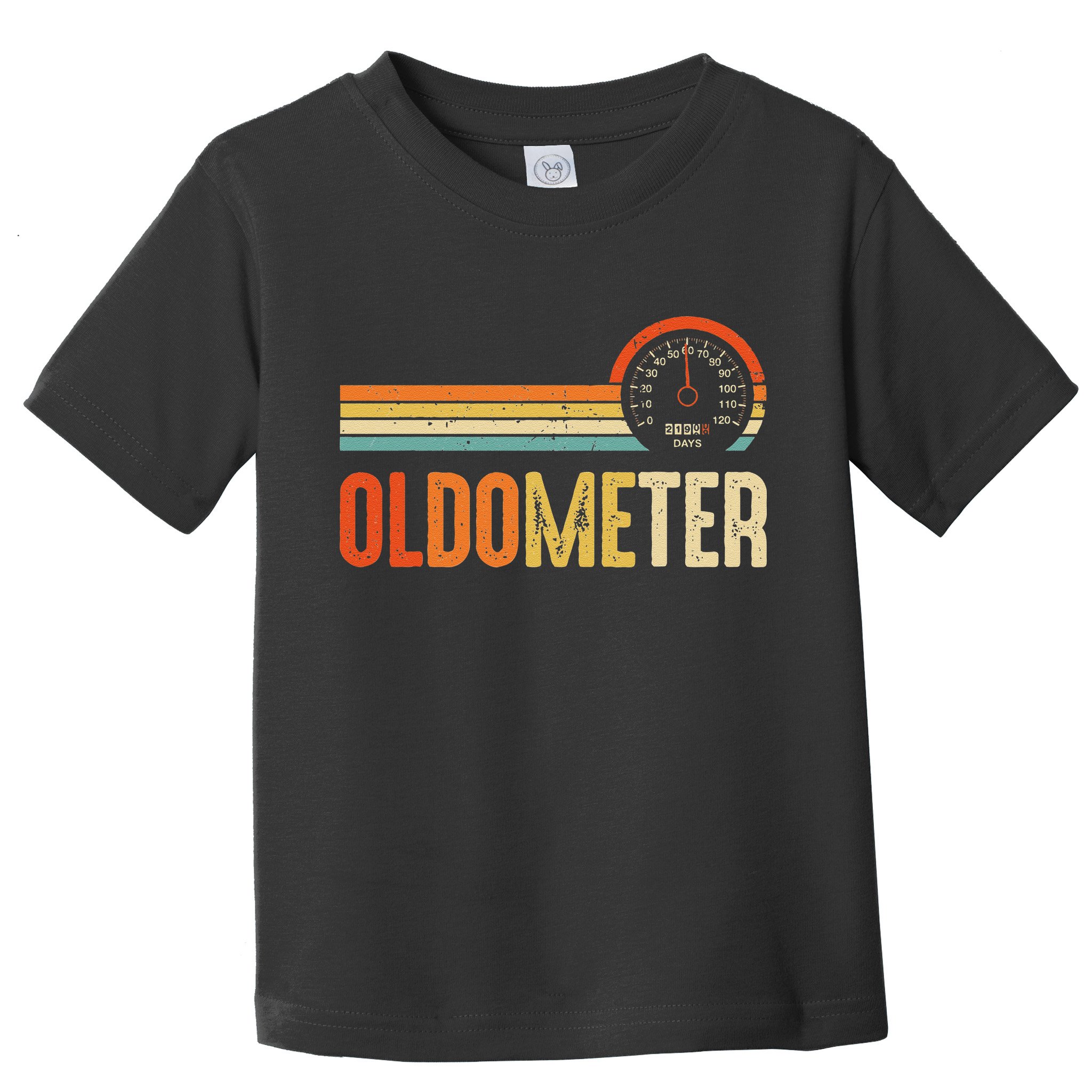 Vintage OLDOMETER 60 Funny 60th Birthday For Toddler T-Shirt
