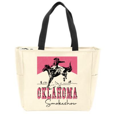 Vintage Oklahoma 90s Oklahoma Western Rodeo Style Zip Tote Bag