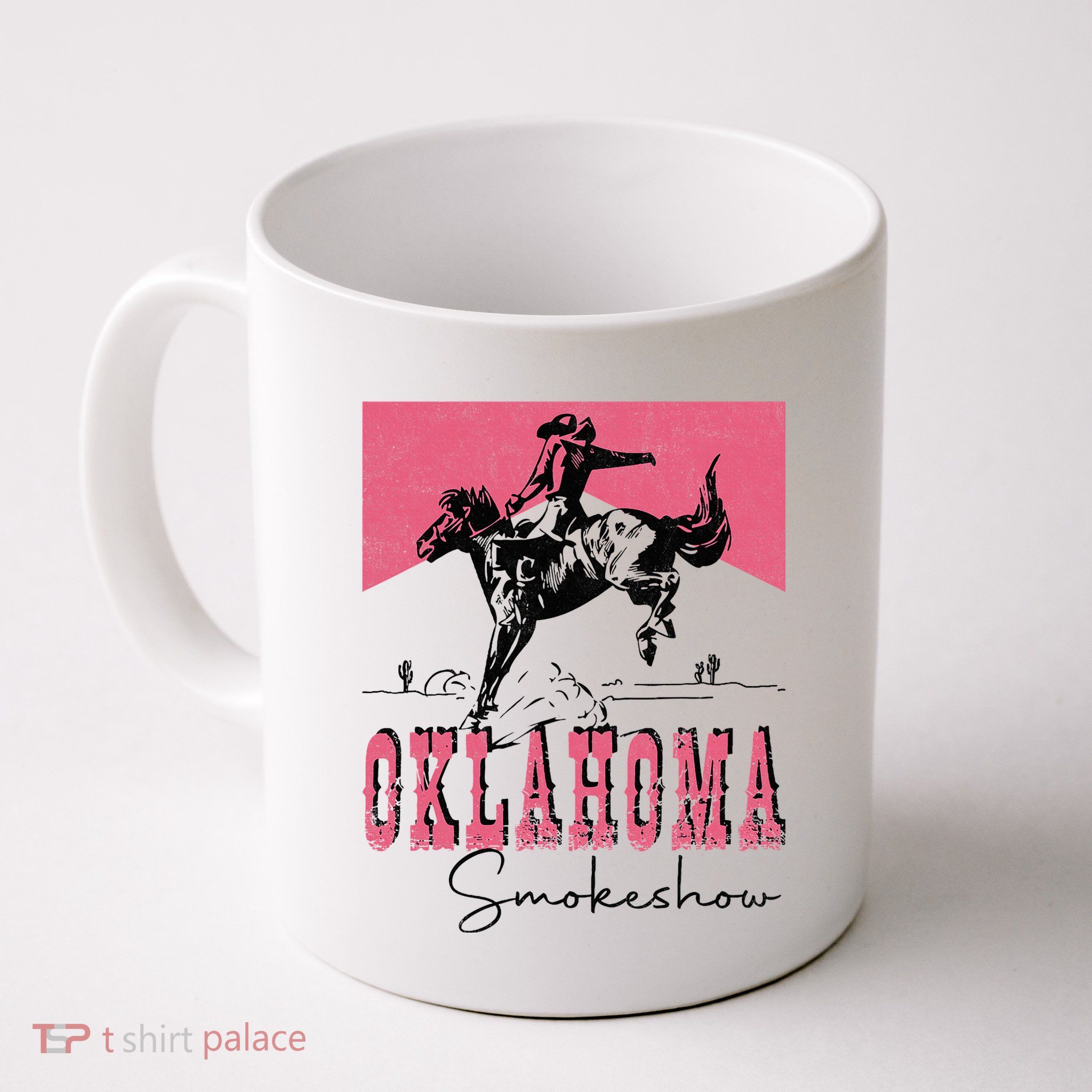 Vintage Oklahoma 90s Oklahoma Western Rodeo Style Mug