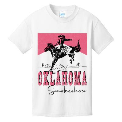 Vintage Oklahoma 90s Oklahoma Western Rodeo Style Kids T-Shirt