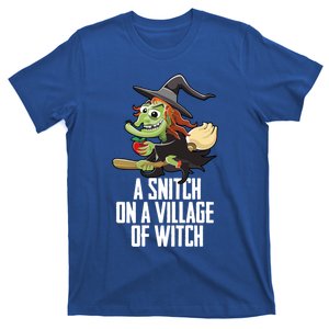 Village Of A Witch Witchcraft Witches Broom Gift T-Shirt