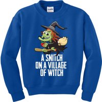 Village Of A Witch Witchcraft Witches Broom Gift Kids Sweatshirt