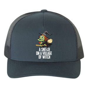 Village Of A Witch Witchcraft Witches Broom Gift Yupoong Adult 5-Panel Trucker Hat