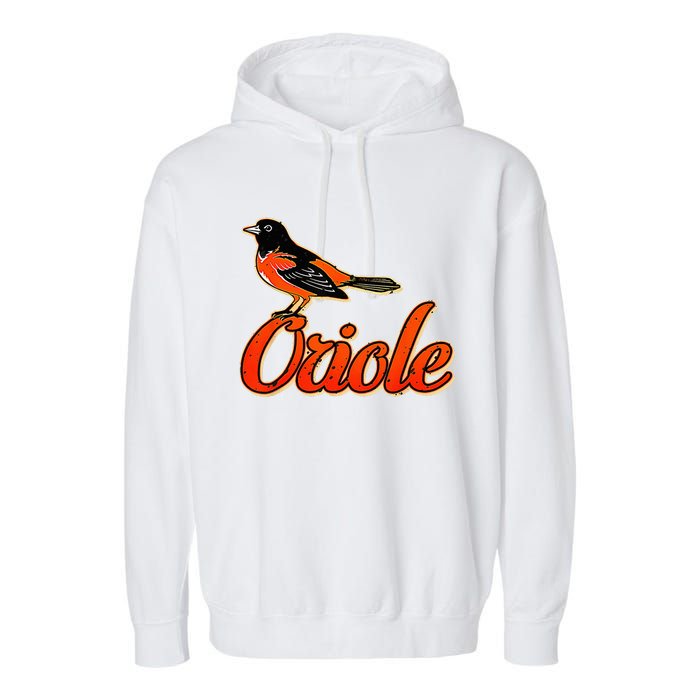 Vintage Oriole Bird Amazing Garment-Dyed Fleece Hoodie