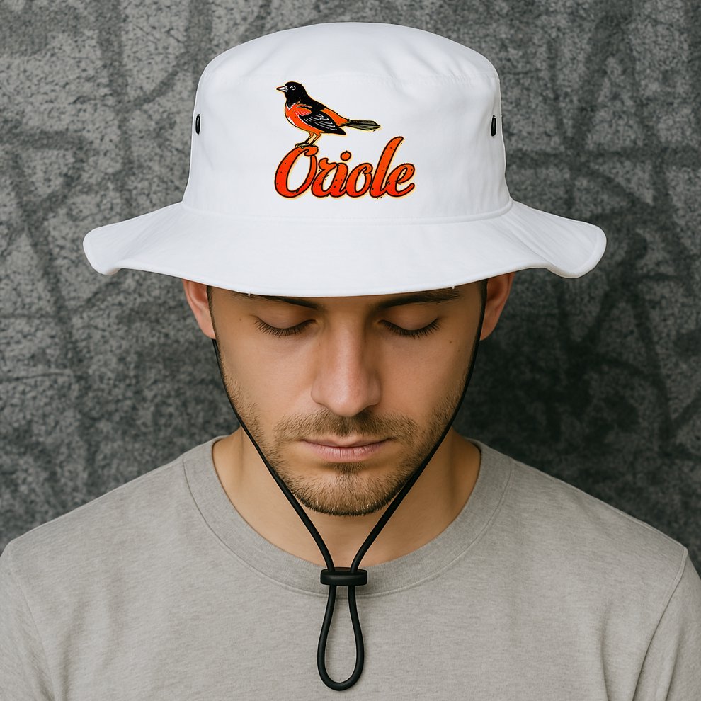 Vintage Oriole Bird Amazing Bucket Hat