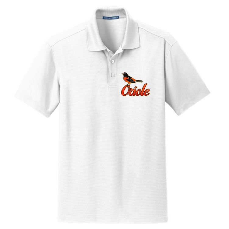 Vintage Oriole Bird Amazing Dry Zone Grid Polo