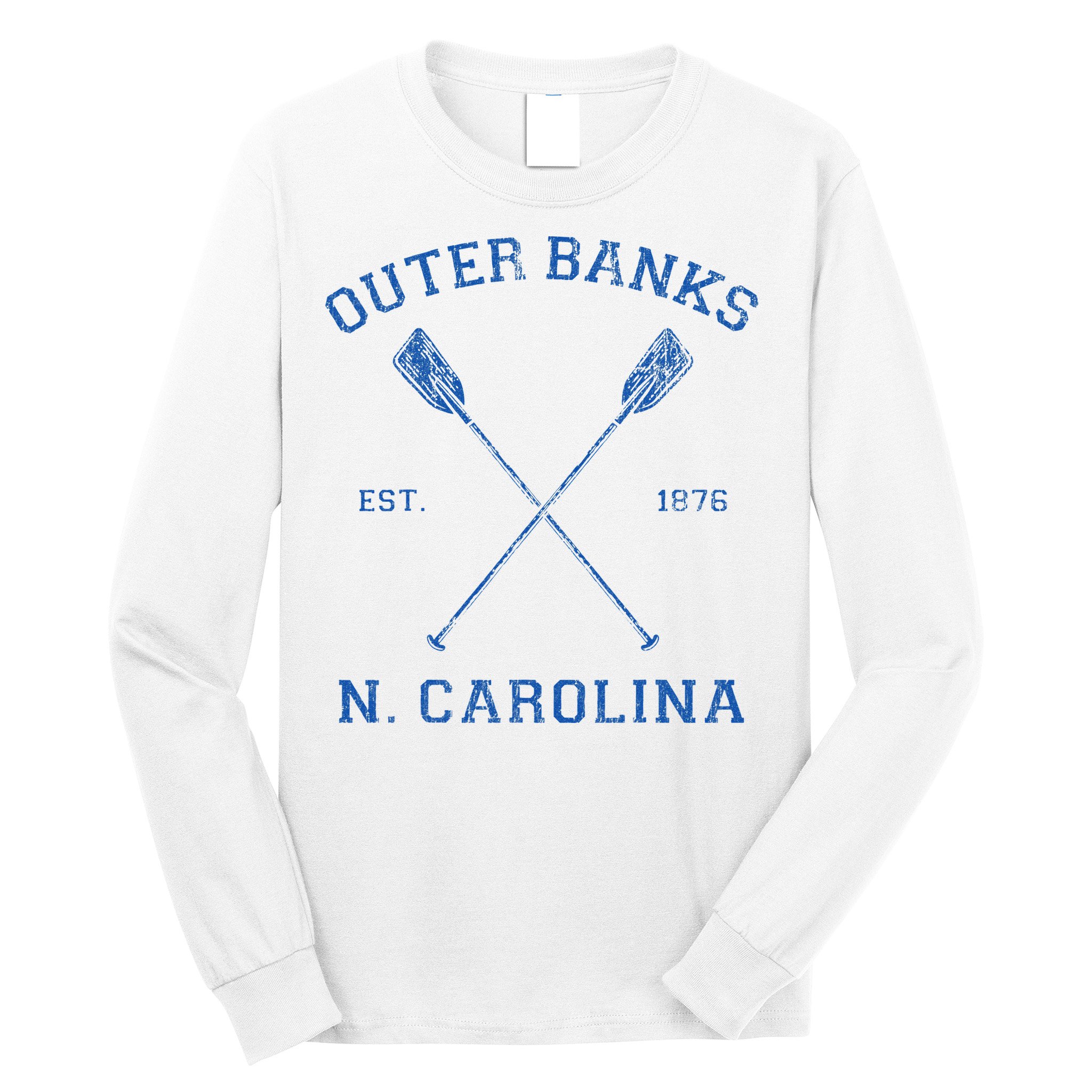 Vintage Outer Banks North Carolina Vacation Long Sleeve Shirt