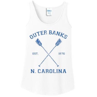 Vintage Outer Banks North Carolina Vacation Ladies Essential Tank