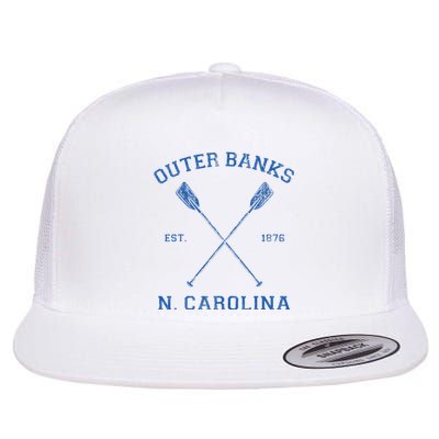 Vintage Outer Banks North Carolina Vacation Flat Bill Trucker Hat