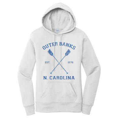 Vintage Outer Banks North Carolina Vacation Women's Pullover Hoodie