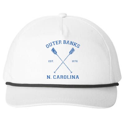 Vintage Outer Banks North Carolina Vacation Snapback Five-Panel Rope Hat