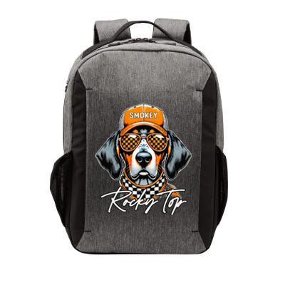 Vintage Orange Blooded Tennessee Dog Lover Rocky Top Outfit Vector Backpack