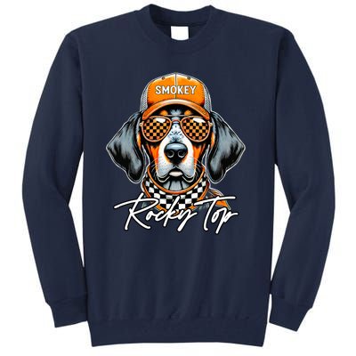 Vintage Orange Blooded Tennessee Dog Lover Tall Sweatshirt