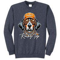 Vintage Orange Blooded Tennessee Dog Lover Sweatshirt