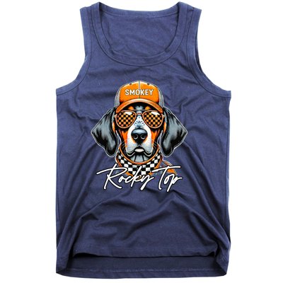 Vintage Orange Blooded Tennessee Dog Lover Tank Top