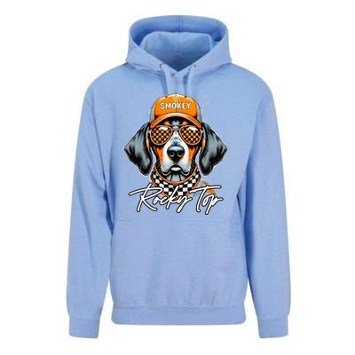 Vintage Orange Blooded Tennessee Dog Lover Unisex Surf Hoodie