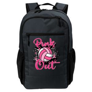 Volleyball Out Breast Cancer Awareness Daily Commute Backpack