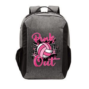 Volleyball Out Breast Cancer Awareness Vector Backpack