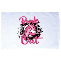 Volleyball Out Breast Cancer Awareness Microfiber Hand Towel