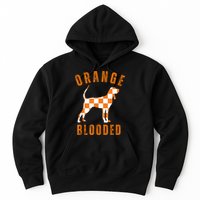 Vintage Orange Blooded Tennessee Dog Lover Tn Outfit Hoodie