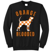 Vintage Orange Blooded Tennessee Dog Lover Tn Outfit Sweatshirt