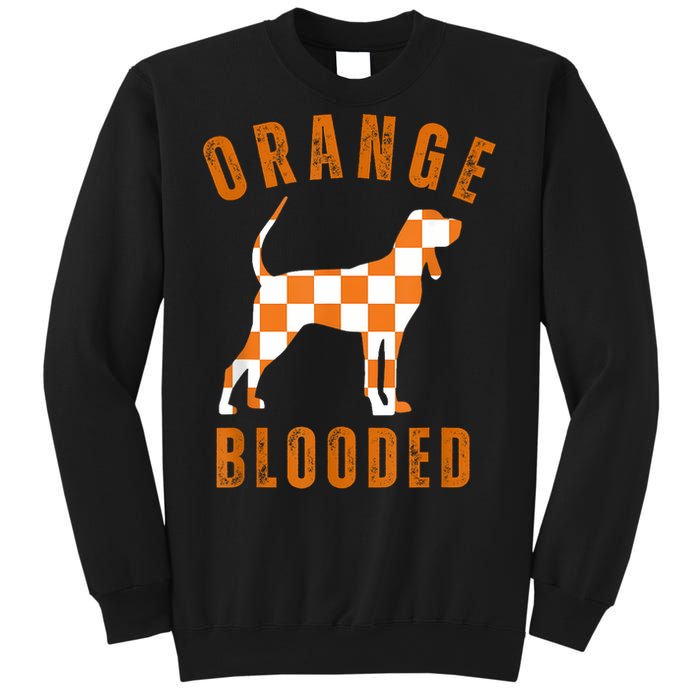 Vintage Orange Blooded Tennessee Dog Lover Tn Outfit Sweatshirt