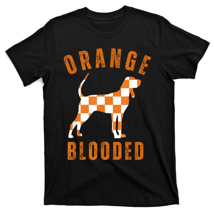 Vintage Orange Blooded Tennessee Dog Lover Tn Outfit T-Shirt