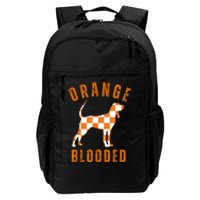 Vintage Orange Blooded Tennessee Dog Lover Tn Outfit Daily Commute Backpack