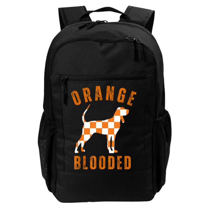 Vintage Orange Blooded Tennessee Dog Lover Tn Outfit Daily Commute Backpack