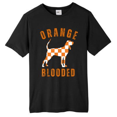 Vintage Orange Blooded Tennessee Dog Lover Tn Outfit Tall Fusion ChromaSoft Performance T-Shirt