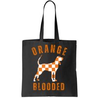 Vintage Orange Blooded Tennessee Dog Lover Tn Outfit Tote Bag