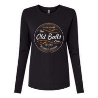 Vintage Old Balls Club 70 Years Old 70th Birthday 1954 Funny Womens Cotton Relaxed Long Sleeve T-Shirt