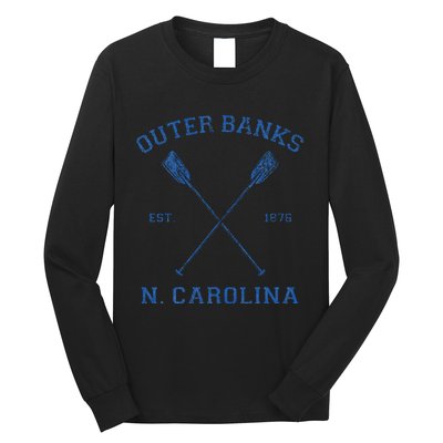 Vintage O.U.T.E.R B.A.N.K.S North Carolina Vacation Long Sleeve Shirt