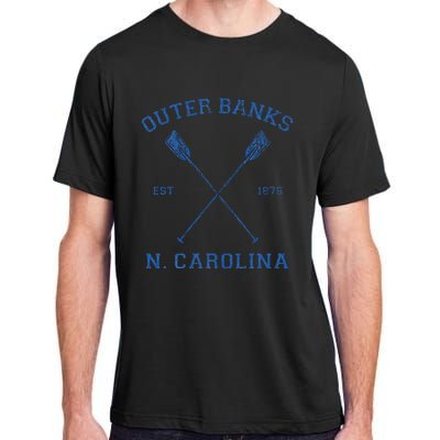 Vintage O.U.T.E.R B.A.N.K.S North Carolina Vacation Adult ChromaSoft Performance T-Shirt