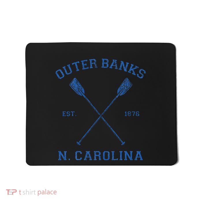 Vintage O.U.T.E.R B.A.N.K.S North Carolina Vacation Mousepad