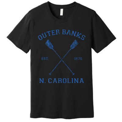 Vintage O.U.T.E.R B.A.N.K.S North Carolina Vacation Premium T-Shirt