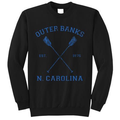 Vintage O.U.T.E.R B.A.N.K.S North Carolina Vacation Tall Sweatshirt