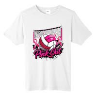 Volleyball Out Breast Cancer Awareness Ribbon Tall Fusion ChromaSoft Performance T-Shirt