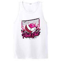 Volleyball Out Breast Cancer Awareness Ribbon PosiCharge Competitor Tank