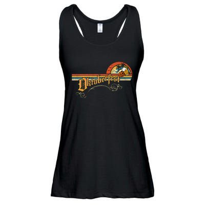 Vintage Oktoberfest Beer Drinking Party Oktoberfest Party Ladies Essential Flowy Tank