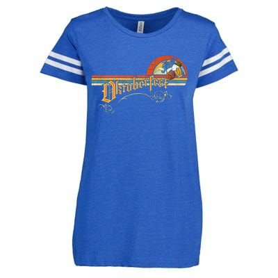 Vintage Oktoberfest Beer Drinking Party Oktoberfest Party Enza Ladies Jersey Football T-Shirt