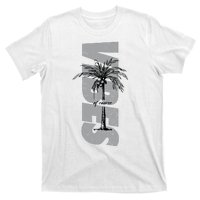 Vibes Of Course Summer Palm Tree Vintage T-Shirt